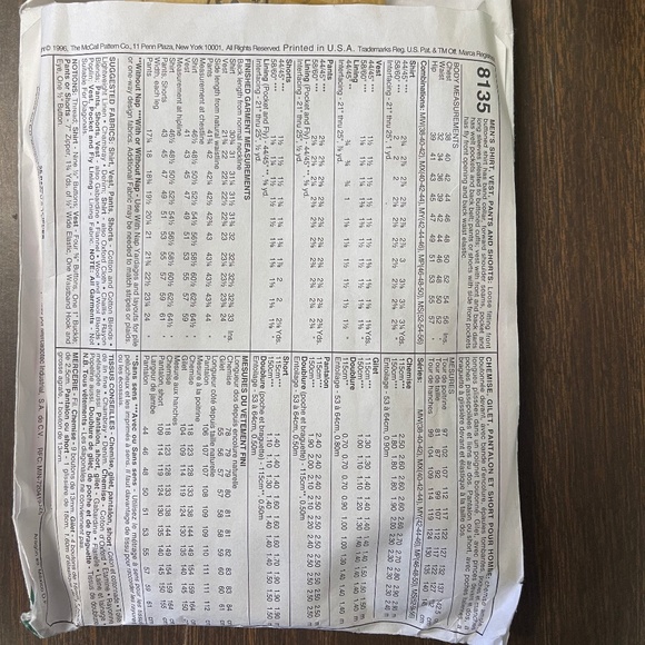 McCall's pattern #8135  MB42 - Picture 2 of 2